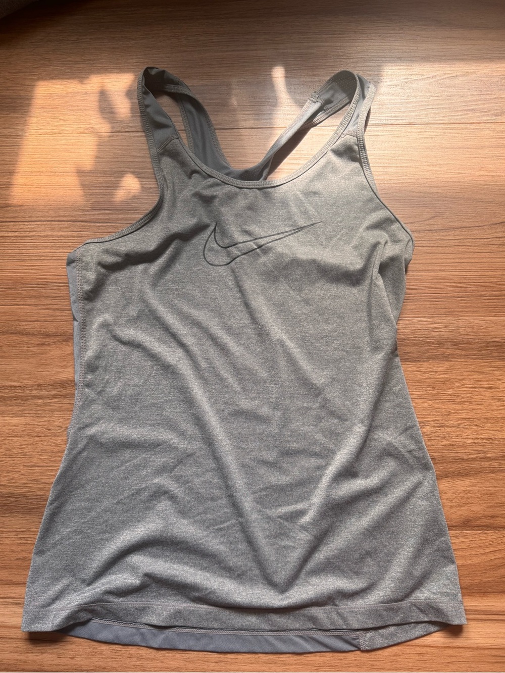 Nike Women’s Gray Racerback Performance Tank